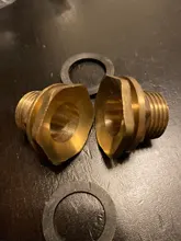 Brass-Pipe Swivel-Fittings Water-Tank-Connector Male Jointer Copper Single Key 3/4-Nut