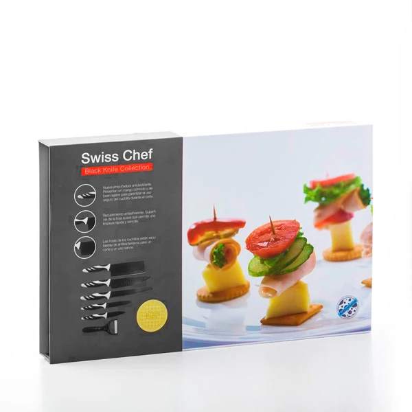 Ножи Cecotec Top Chef Black C01024(6 шт