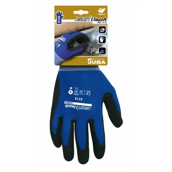 

GLOVE MECHANICAL L09 P/NIT-POLIESTER TOUCH AGILITY NYL AZ/BLACK JUBA