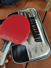 KOKUTAKU-raqueta de ping pong ITTF profesional, 4/5/6 estrellas, raqueta de tenis de mesa de carbono, conjunto de remo de murciélago, granos en Goma con bolsa