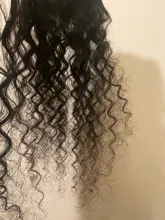 Melodie 28 30 32 pulgadas onda profunda mechones con cierre brasileño de la Virgen del pelo humano Frontal rizado mechones y 4X4 cierre