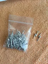 MINI Charms Lightning de tres colores, colgante de aleación de Metal Natural para joyería, pulsera, collar, marcado, 5x20mm, 60 uds.