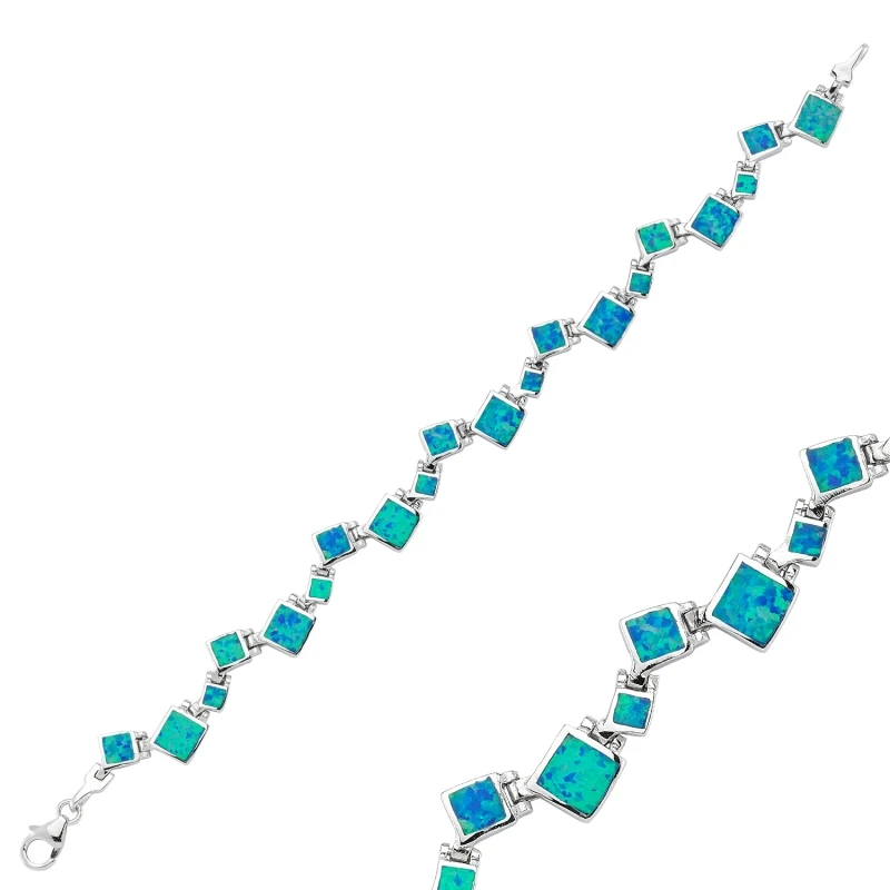 

Armagano Opal Cubic Zirconia bracelets Bangles