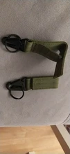Molle Correa adjuntar clip de cinturón mochila al aire libre de la correa cierre Quickdraw mosquetón campamento agua percha de botella táctico Gancho de soporte