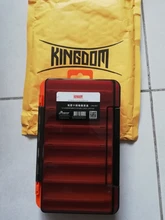 Kingdom Fishing Box 12 14 compartimentos accesorios de pesca, cajas de anzuelos de señuelo de almacenamiento de doble cara de alta resistencia, caja de aparejos de pesca