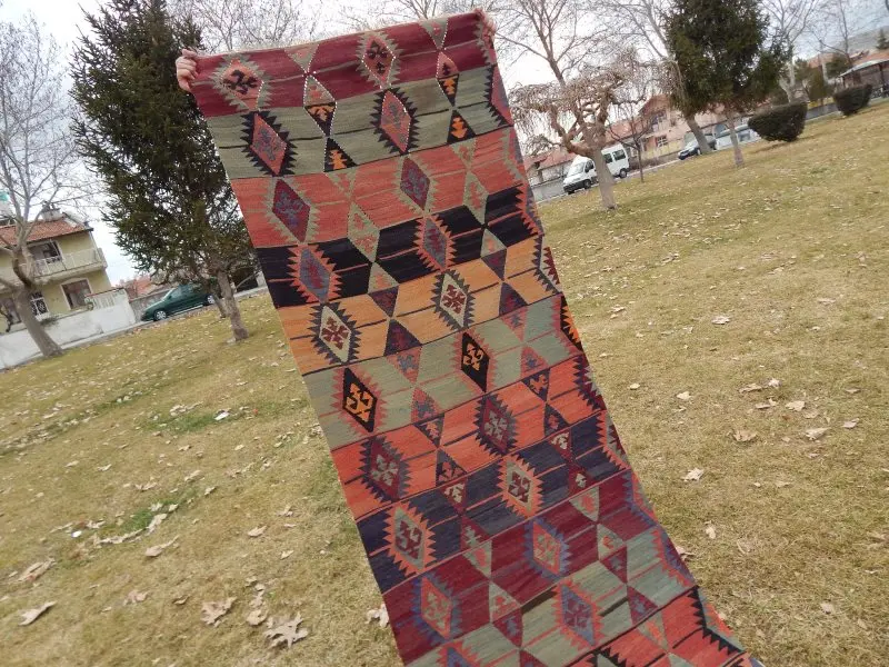 Винтажные коврики для гостиной прихожей 2'9'' X 11'2''/84X341 см