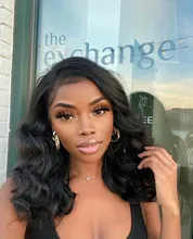 30 pulgadas de la onda del cuerpo de la peluca con malla Frontal Pre arrancado con el pelo del bebé Remy brasileño 13x4 Frontal de encaje pelucas de cabello humano para las mujeres negras