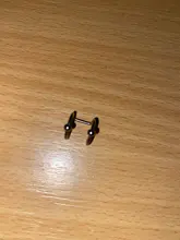 Pendiente de acero inoxidable para mujer, pendiente de Clip para oreja, sin piercing, para cartílago, Punk Rock, 1 unidad