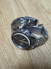 Correa de acero inoxidable para reloj de 18mm, 20mm, 22mm y 24mm para hombre y mujer, banda de Metal sólido cepillado para Gear S3, accesorios para reloj