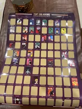 Decoration Bucket-List Off-Poster Premium Scratch Artistic Home-Top 100-Anime for Enthusiasts