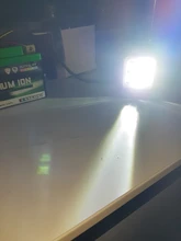 Luz LED redonda resistente al agua, barra de Ojos de Ángel, foco para motocicleta, todoterreno, coche, barco, luz de trabajo, 2 uds./1 Uds.