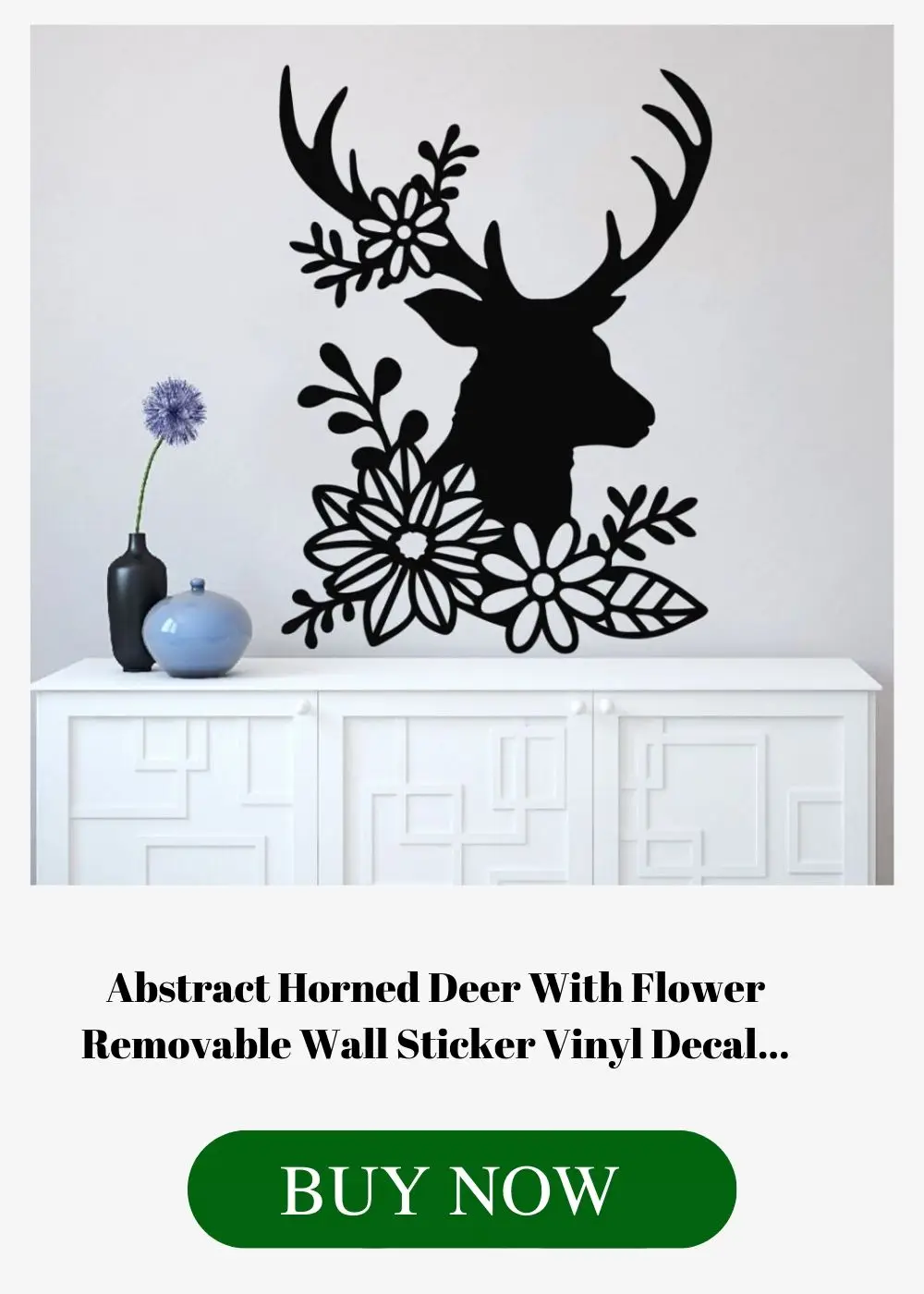 Art Home Decor Canvas Painting Wall Picture Simple Elk Sketch Printing Wall..