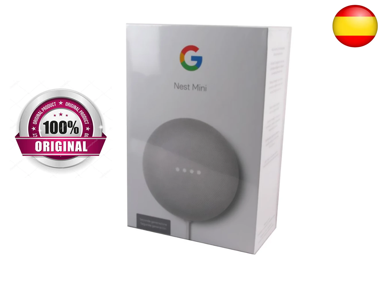 Sin aliento patio de recreo Destino Google Nest Mini Altavoz Inteligente 2ª Generación Color Tiza Bluetooth®  5.0 Chromecast integrado Control por voz| | - AliExpress