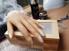 Mannequin Tips Display-Model Moveable-Nails Finger-Adjustment Practice-Hand for Acrylic