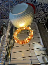 Fairy-String-Lights Garland Copper-Wire-Lamp Remote-Control Party-Decoration Christmas