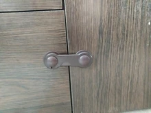 10 unids/lote cerradura de seguridad para armario de niño, cerradura de nevera para puertas de niño, cerradura de cajones, cierre de plástico para armario de seguridad para bebé