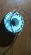 One Roll 8 Colors 30AWG Wire Wrapping Wire, Tinned Copper Solid, PVC insulation