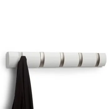 

Wall COAT RACK UMBRA with 5 retractable HANGERS