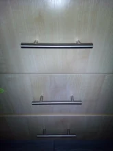 Furniture Hardware Pull-Knobs Door-Cabinet Handles-Diameter Straight-Handle T-Bar Stainless-Steel