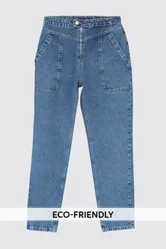 

Trendyol Stitch Detail High Bel Mom Jeans TWOSS20JE0373