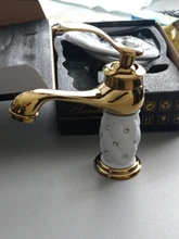 Basin Faucets Mixer Tap Gold Single-Handle Yorneiras Cold Hot Diamond ZGRK