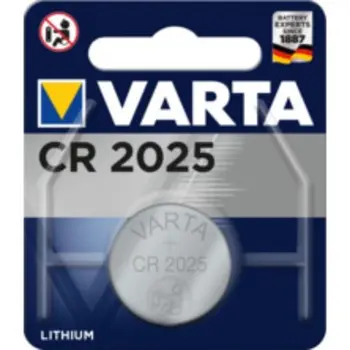 

BUTTON BATTERY CR2025 3V LITHIUM VARTA