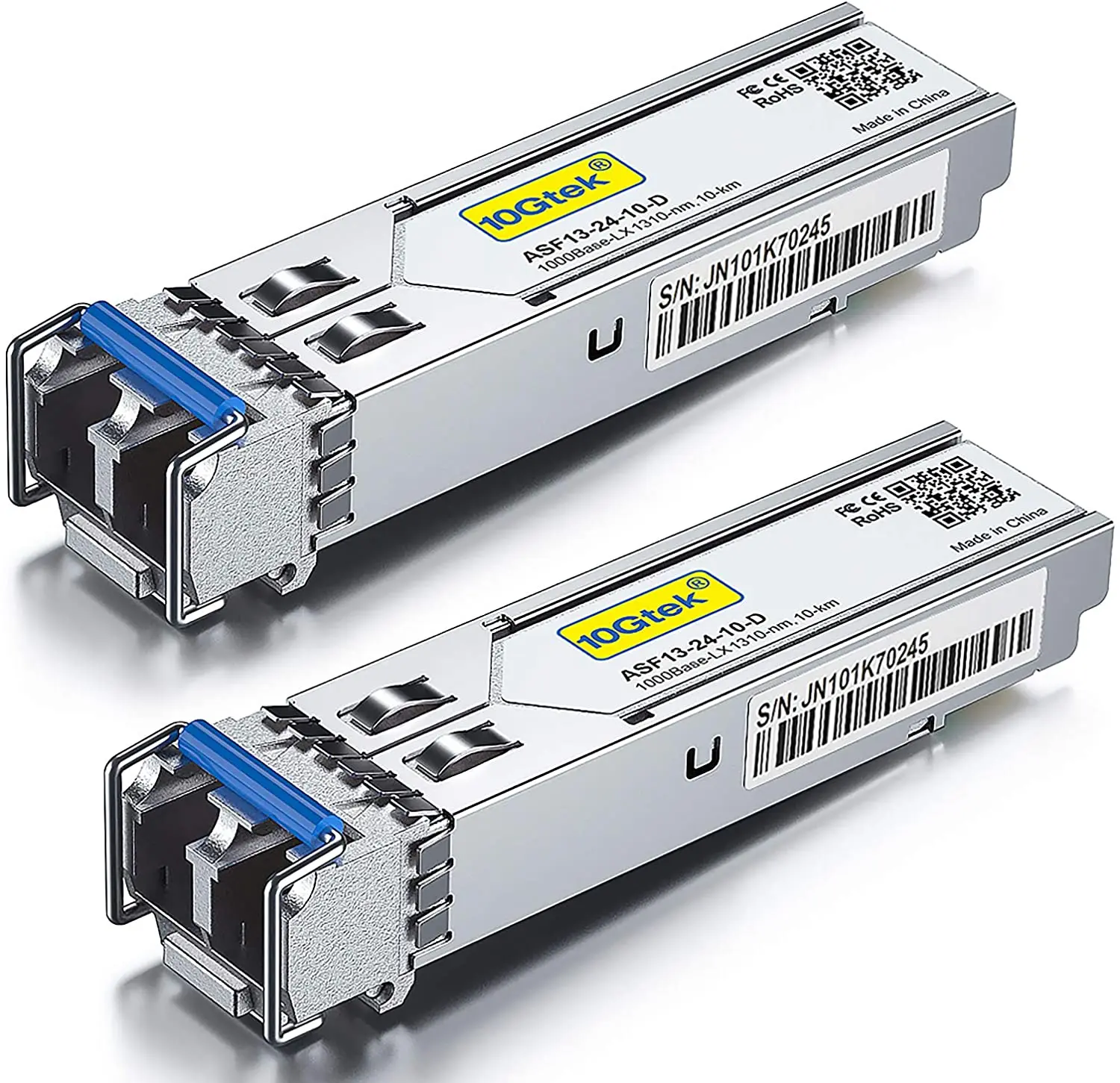 2Pack 1.25G SFP LX SFP Transceiver Module, 1310nm SMF, up to 10 km, Dual LC, for Cisco GLC-LH-SMD, Ubiquiti UniFi, D-LINK etc ubiquiti unifi switch xg 6poe