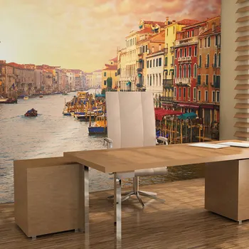 

Wall mural-Venice city colorful water-400x309 cm