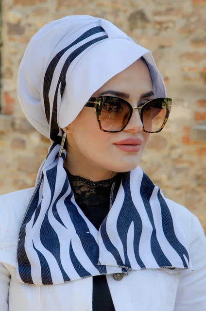 Chapeau foulard bleu marine foncé pour femme, pratique et élégant, mode  musulmane, chapeau de prière, hijab islamique, saisonnier, 03 utilisation,  2 pièces - AliExpress