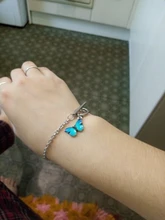 Pulseras de mariposa para parejas, brazaletes de diseño Ins para mujer, estudiantes, novia, hermana, regalo, Charms