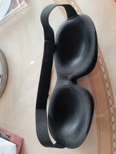 BYEPAIN-mascarilla 3D para dormir, máscara de algodón transpirable con relleno para dormir, los ojos con parche para bloqueo de luz, 1 Uds.