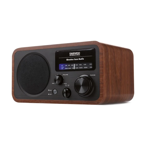 ТРАНЗИСТОР радио Daewoo DRP-134 AM/FM дерево