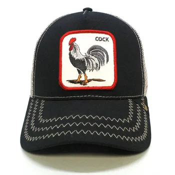 

Goorin Bros ROOSTER "Cock" black khaki trucker cap. baseball caps, headwear, caps, men caps, caps for men, women cap, women caps