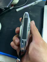 Aleación Galvanizada coche llave inteligente Fob caso de la cubierta de la piel para BMW Serie 3 4 5 320i 530i 550i F20 F21 F30 F31 F25 F01 F02 coche caso clave