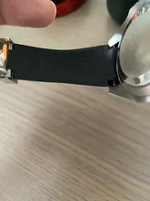 Correa de silicona de extremo curvado para reloj, 20mm, negro, verde, azul y naranja, para correa de papel, RX, Daytona, Submariner, GMT explorer 2, pulsera