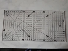 Regla para dibujo de 30x15cm, regla de Patchwork de Material acrílico de alta calidad, regla transparente, escala, dibujo de línea de oficina y escuela