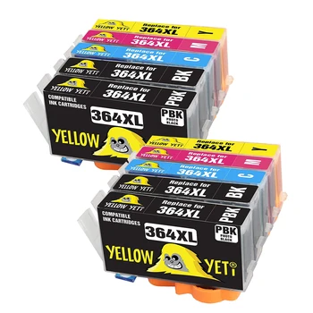 

10pcs Compatible 364XL ink cartridge for HP 364 For HP Photosmart D5460 B8550 Photo B8553 C5380 5520 Premium All-in-One printer