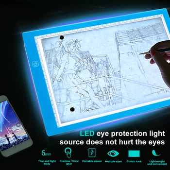 

Mini A3 ultra thin LED Drawing Digital Graphics Pad USB LED Light pad Copy Board Electronic Art Painting Writing board