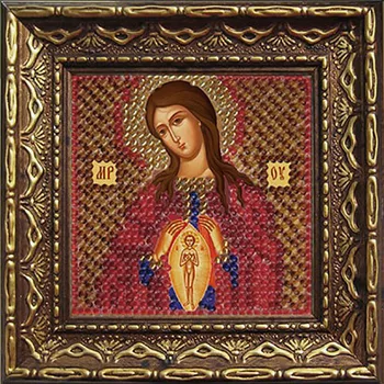 

2066 DPI set for embroidery with beads 'вышивальная mosaic 'icon of the Mother of God 'assistant in Road', 6,5*6,5 cm