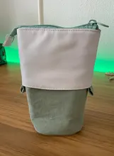 Creativa Lápiz Retráctil caso papelería escuela bolsa de almacenamiento Kawaii color sólido estuche de bolígrafo pluma bonita titular para bolígrafo para niños bolsa