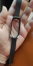 Correa para Xiaomi Mi banda 3 4 5 pulsera de acero inoxidable banda de reloj para Mi banda 5 4 3 muñeca correa de la correa de malla de relojes de la banda