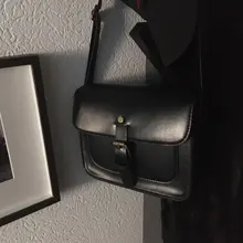 JIAMEN-bandoleras de piel para mujer, bolso de mano Vintage con solapa, informal, bandolera cruzada, elegante