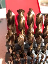 Broca giratoria de mango recto de cobalto, alta calidad, hss-co M35, Accesorios de herramientas eléctricas para perforación de Metal y acero inoxidable