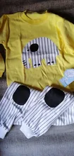 Los niños pijama ropa de bebé conjunto niños de dibujos animados ropa de dormir de algodón de otoño Pijamas niños niñas Pijamas de animales Pijamas conjunto
