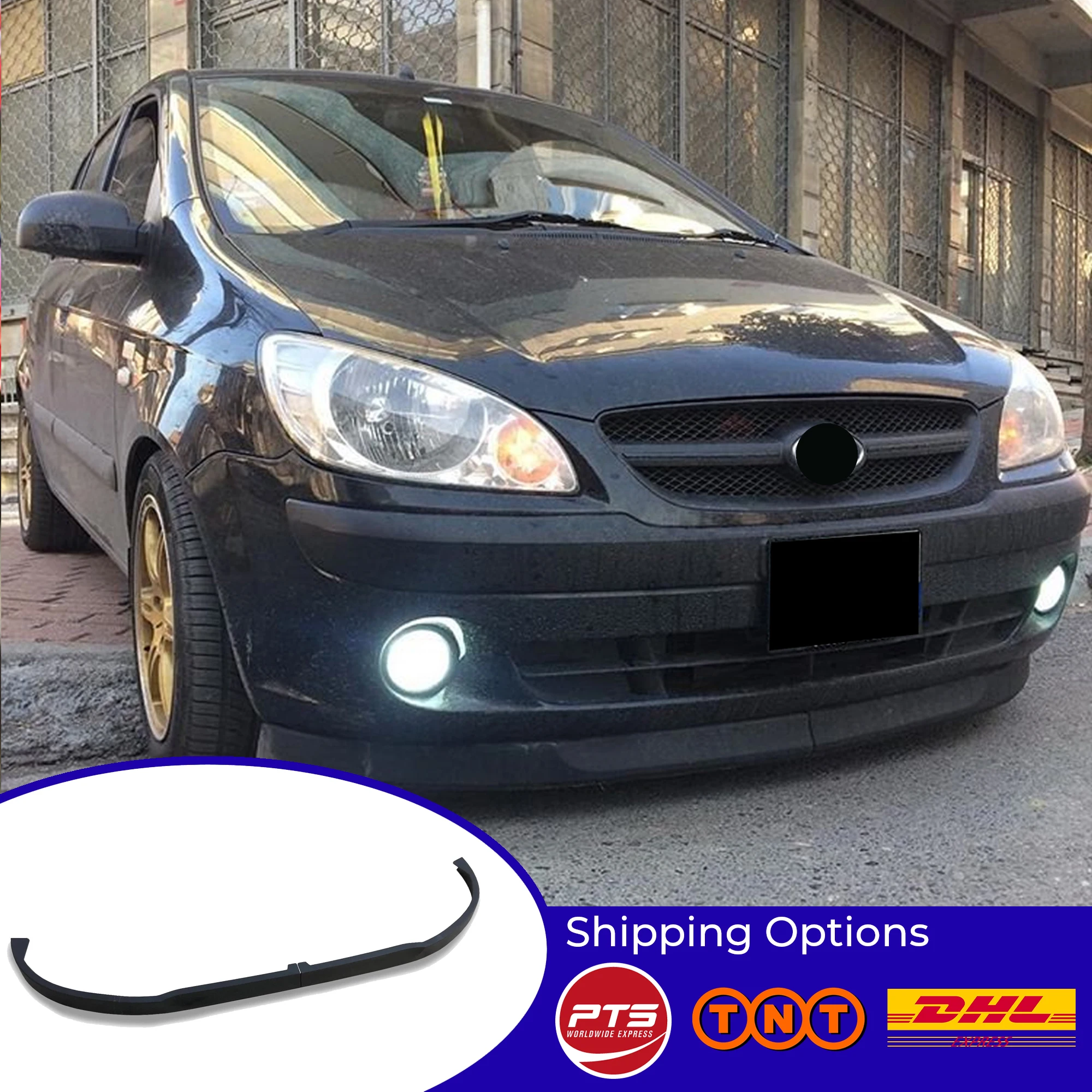 Для HYUNDAI GETZ Astra H модель губ передний спойлер бампер евро губа универсальный 2 шт.