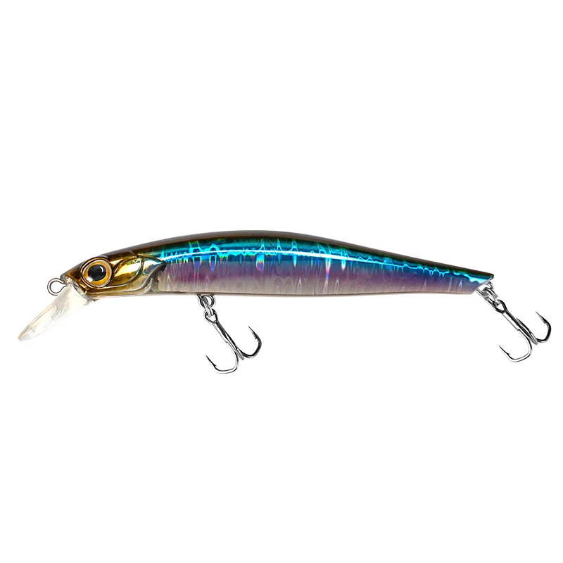 9506-treble hook-7 Kingdom Hot Jerkbaits рыболовные приманки 80 мм 9 г 105 мм 18,6 г бесшумные тонущие приманки Minnow высокое качество жесткие приманки хорошее действие воблеры - Цвет: 9506-treble hook-7