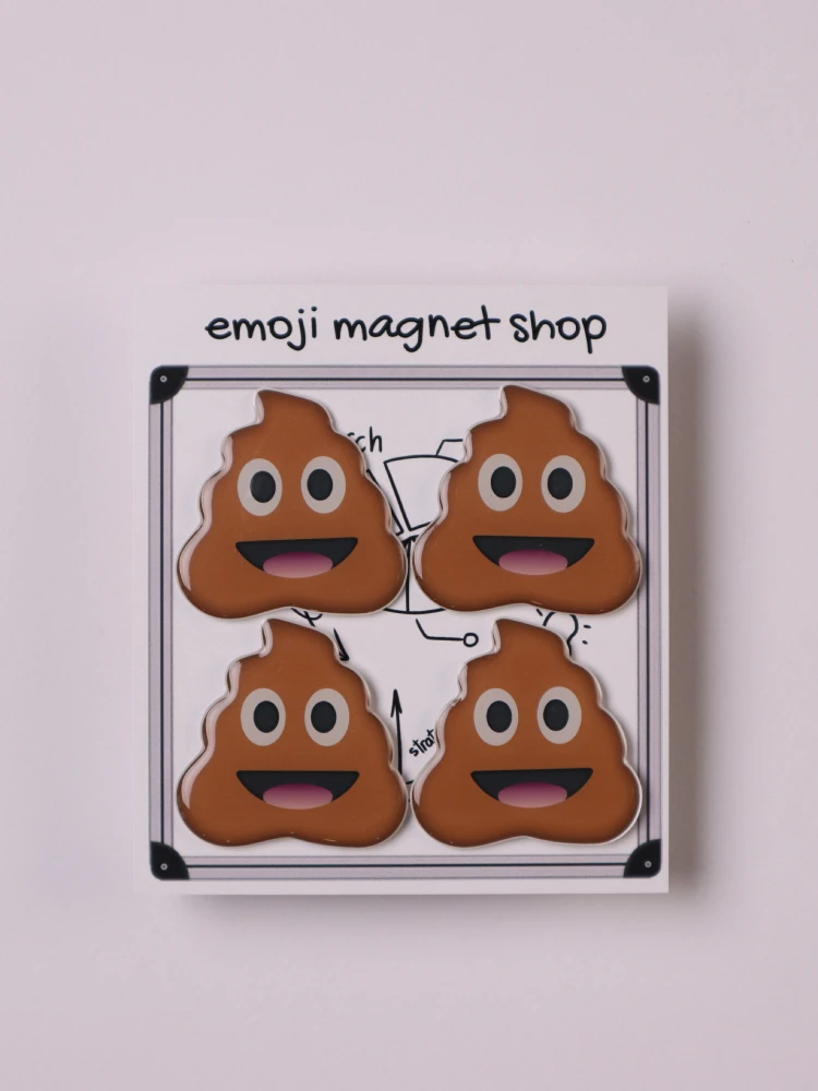 &quotКакахи&quot набор магнитов для маркерной доски 4 шт &quotEmoji Magnet Shop&quot | Канцтовары
