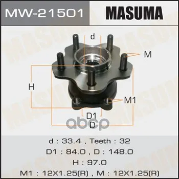 Ступичный Узел Masuma Mw21501 Masuma арт. MW21501