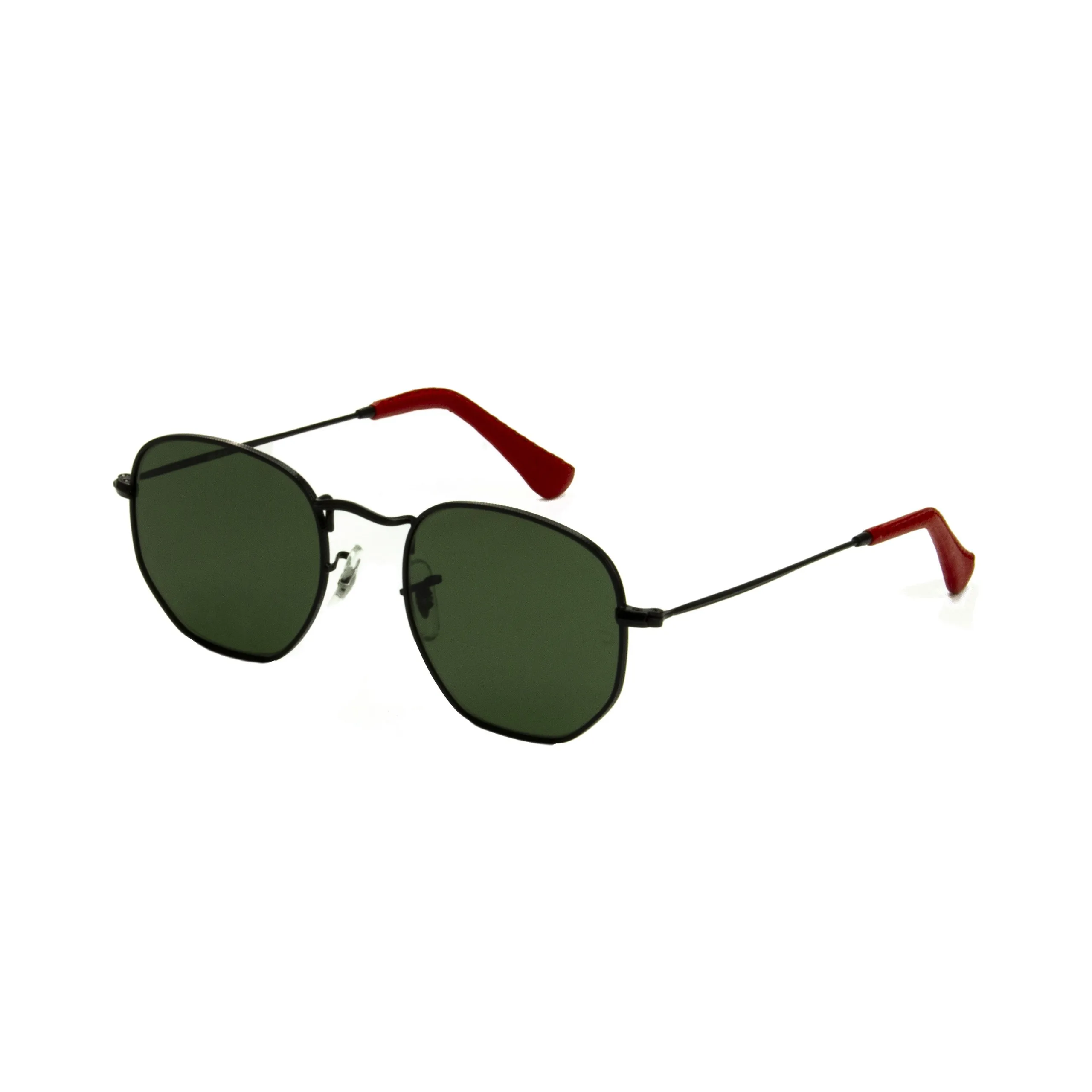 Солнцезащитные очки Zolo eyewear 1315 c01 с шестигранной головкой - Цвет линз: Зеленый
