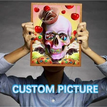 Полный Круглый Daimond картина 5D DIY Алмазная вышивка крестиком комплект настоящая фотография на заказ домашние декоративные картины Новые поступления